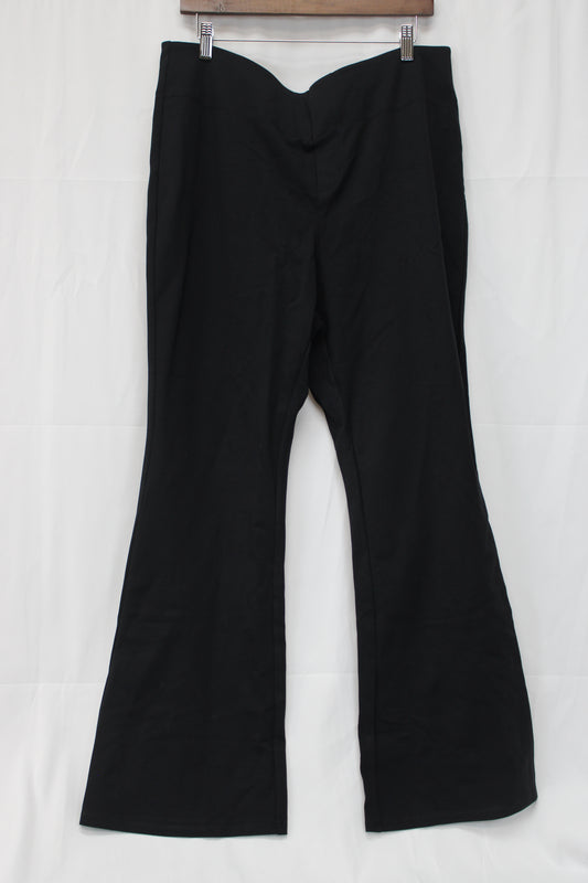 Halara Casual Everyday Flare Pants, Black, Women’s XL