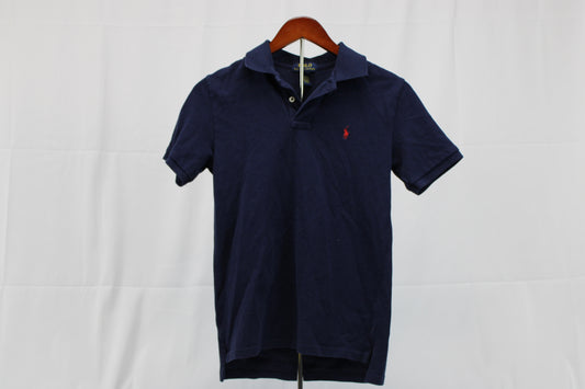Polo Blue Collared Shirt, Youth 10-12