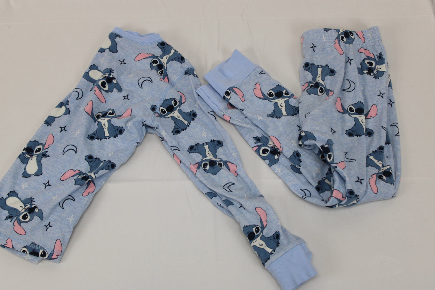 Disney Stitch 2PC Blue Pajama Set, Girls Youth XL(12)