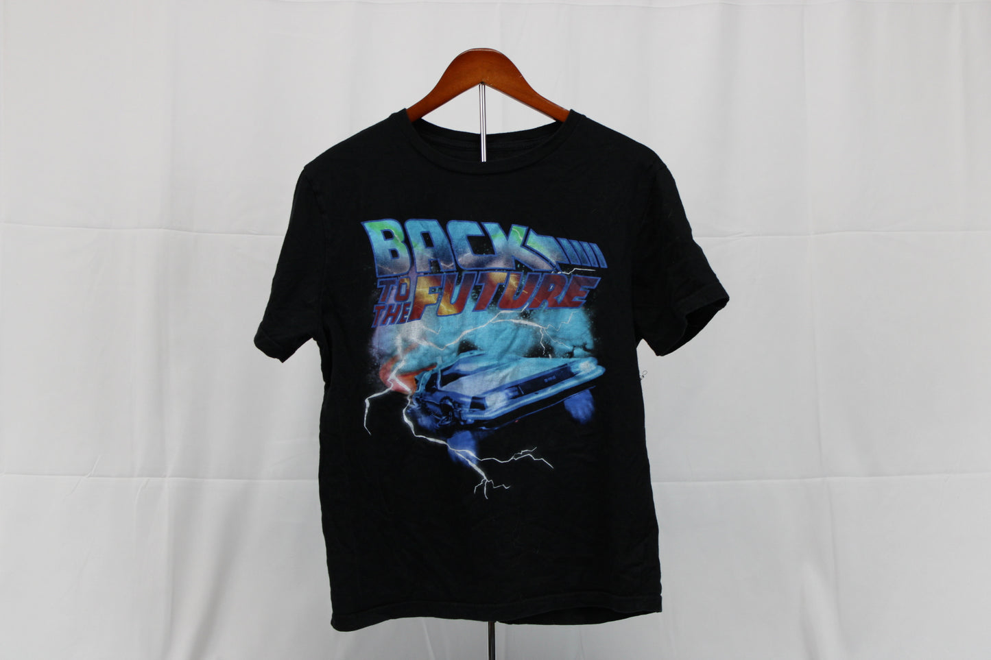 21 Men Back to the Future Black Shirt, L