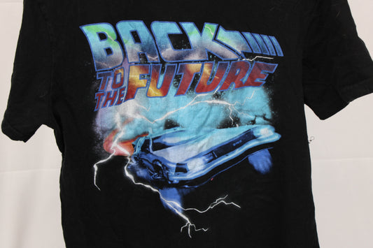 21 Men Back to the Future Black Shirt, L