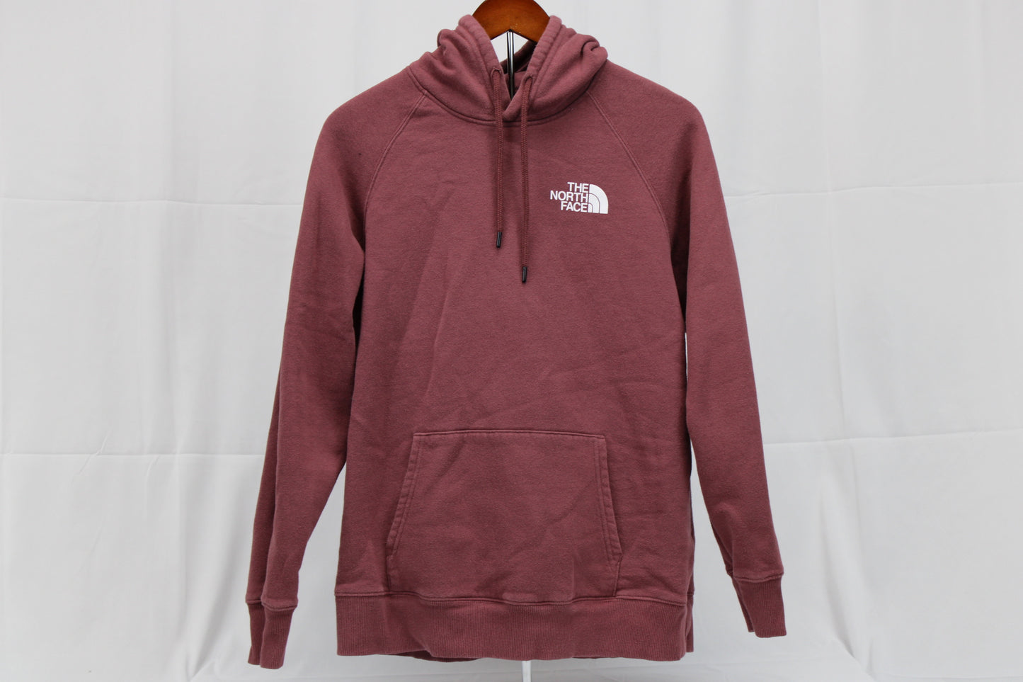 The North Face Maroon Hooded Sweatshirt, L