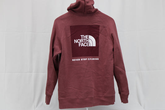 The North Face Maroon Hooded Sweatshirt, L
