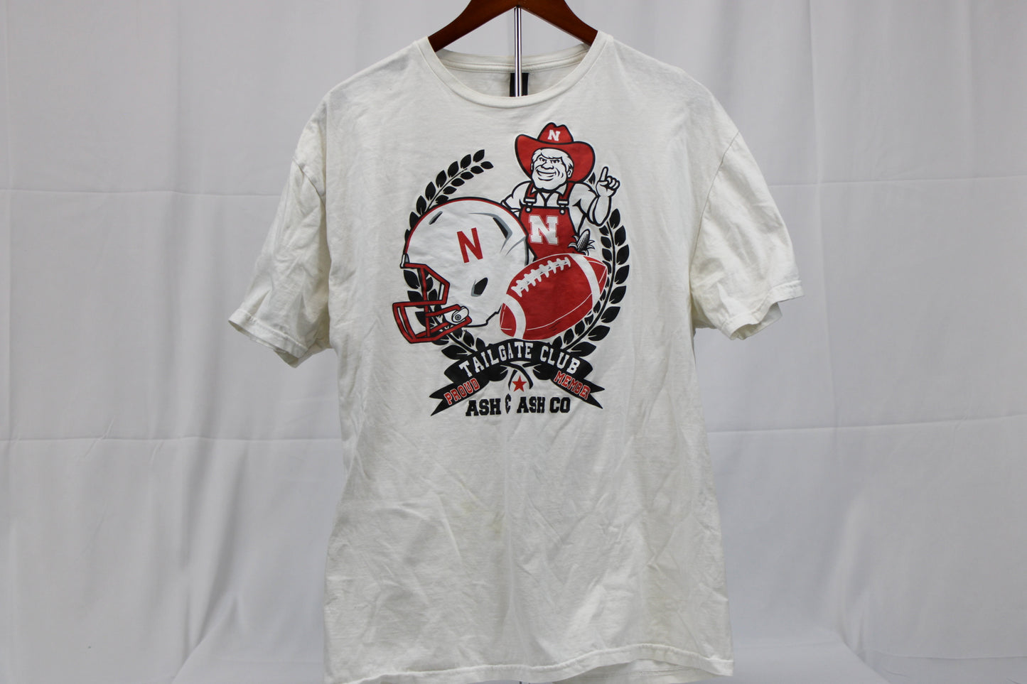 Gildan Husker Tailgate Club Shirt, XL