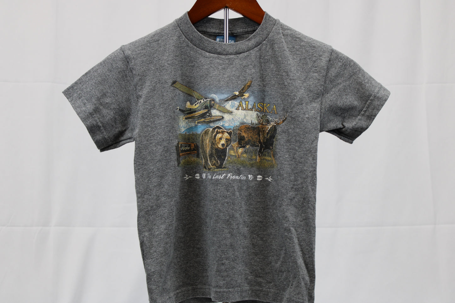 Prairie Mountain Alaska Grey Shirt, 6/8