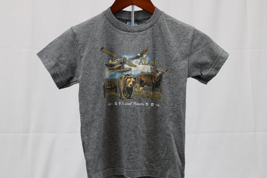 Prairie Mountain Alaska Grey Shirt, 6/8