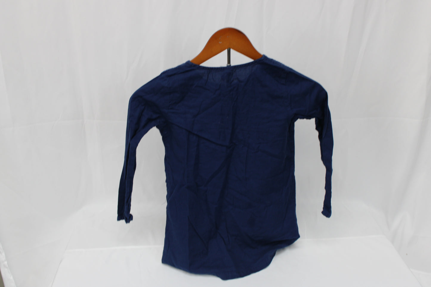 Carter’s Long Sleeve Blouse, Navy, Girls S 7