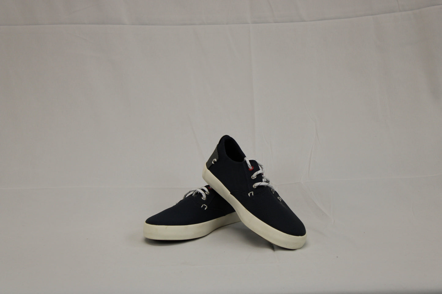 Sperry Top Sider Bodie canvas boat shoe, navy/red, Boy's size 3