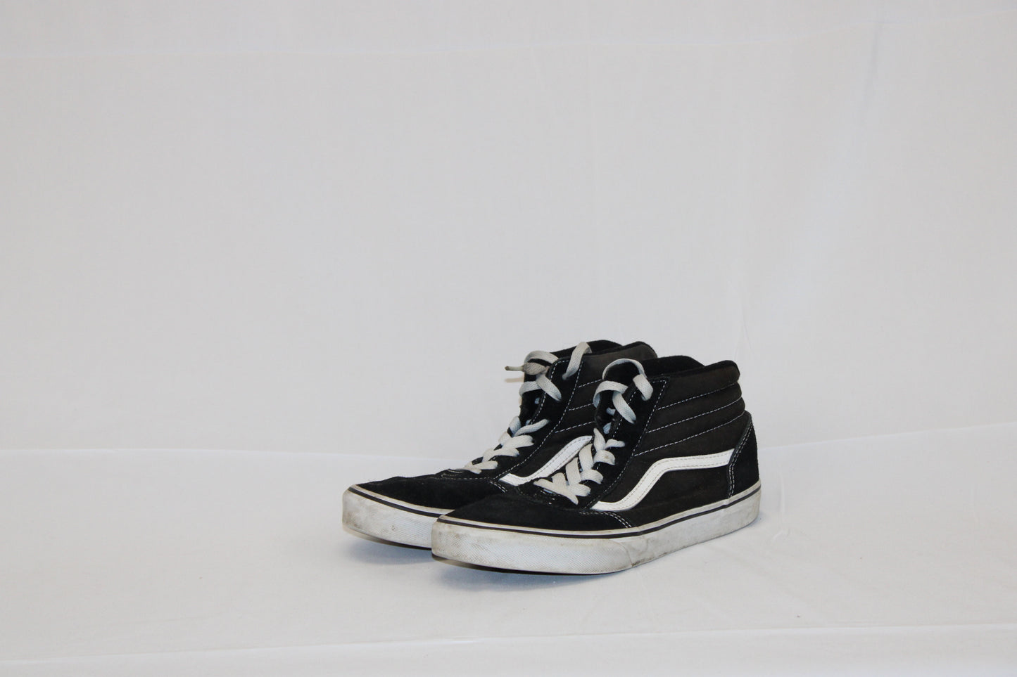 Van's Classic Hi-top, blk/white, Men's size 7