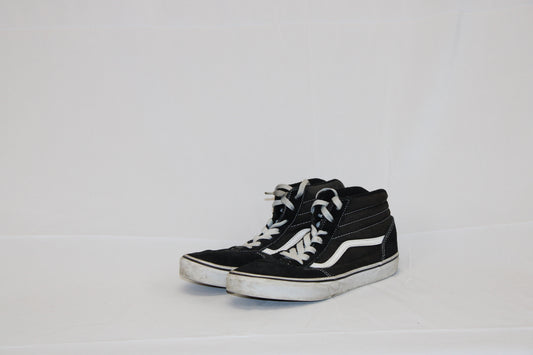 Van's Classic Hi-top, blk/white, Men's size 7