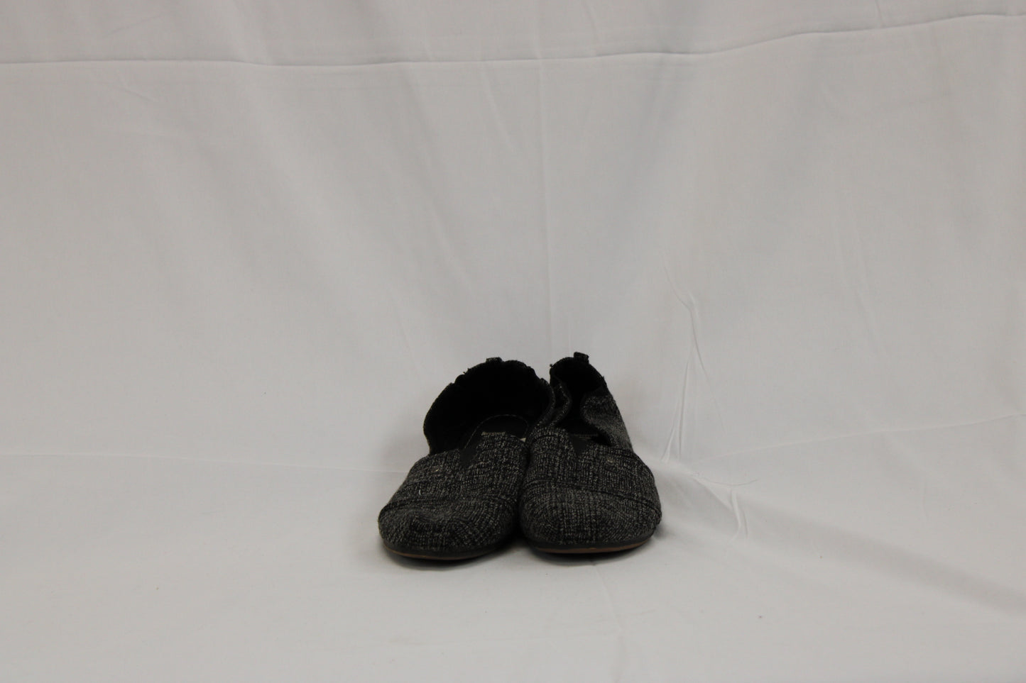 Mad Paw slip-on loafer, black herringbone, Women's size 9