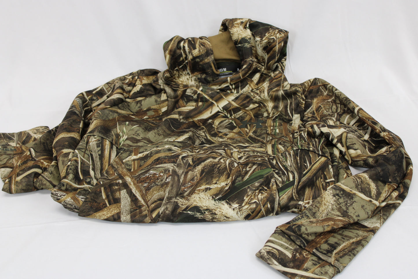 Under Armour Coldgear Realtree camo print hooded sweatshirt, Men's Med