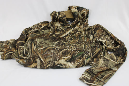 Under Armour Coldgear Realtree camo print hooded sweatshirt, Men's Med