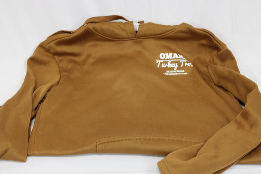 Omaha Turkey Trot hooded sweatshirt, Men's Med