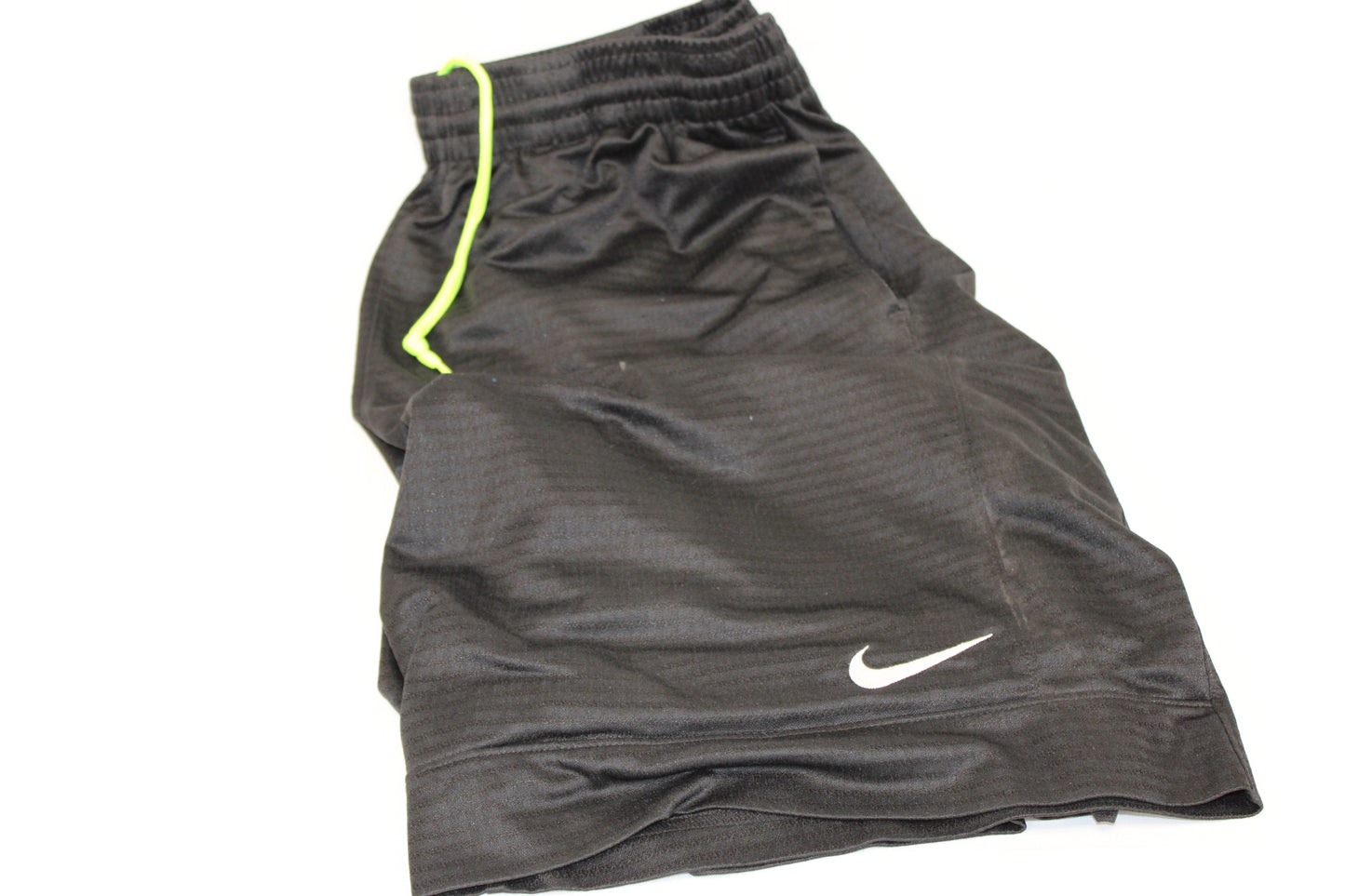 Nike mesh basketball shorts, blk/volt, Men's L