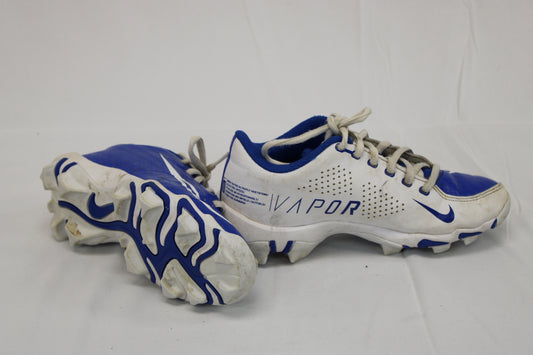 Nike Vapor Ultrafly 4 Keystone baseball cleat, blu/white, Kid's 2