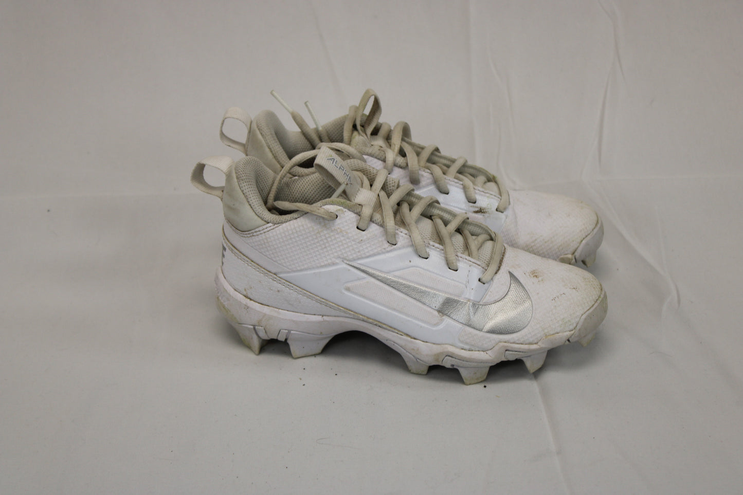 Nike Vapor Ultrafly 4 Keystone baseball cleat, wht/wht, Kid's 3