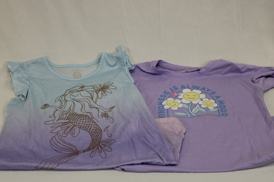 Wonder Nation night gown pajama bundle, Girl's 7/8