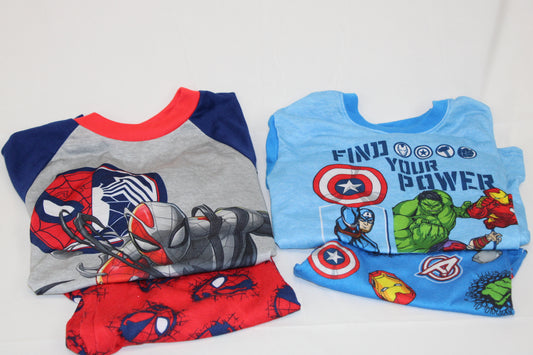 Marvel Universe bundle pajama set, short, Boy's 10/12