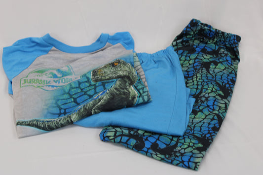 Jurassic World 3 piece mix and match pajama set, Boy's 12/14