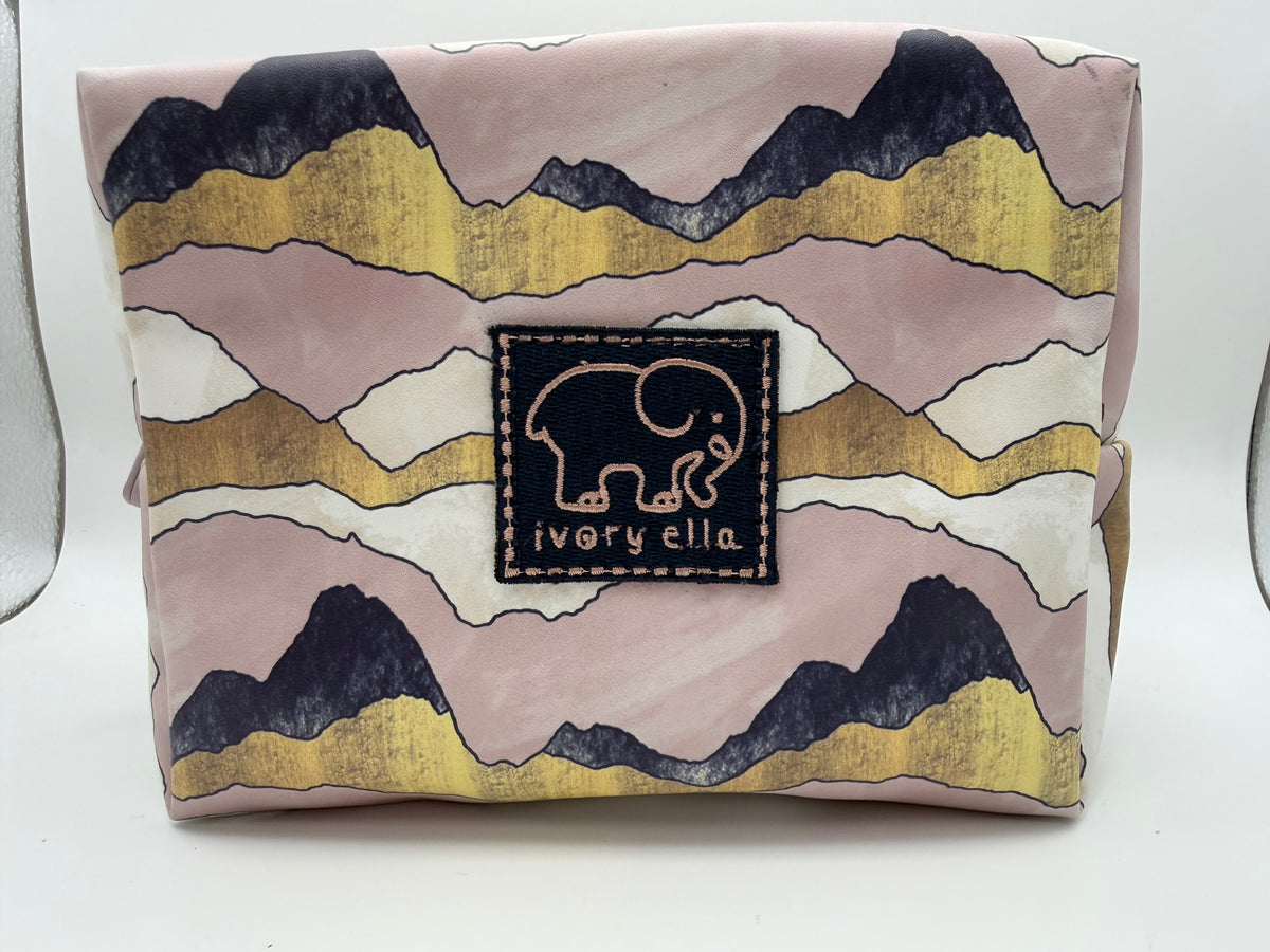 Ivory Ella Makeup Bag/Pouch