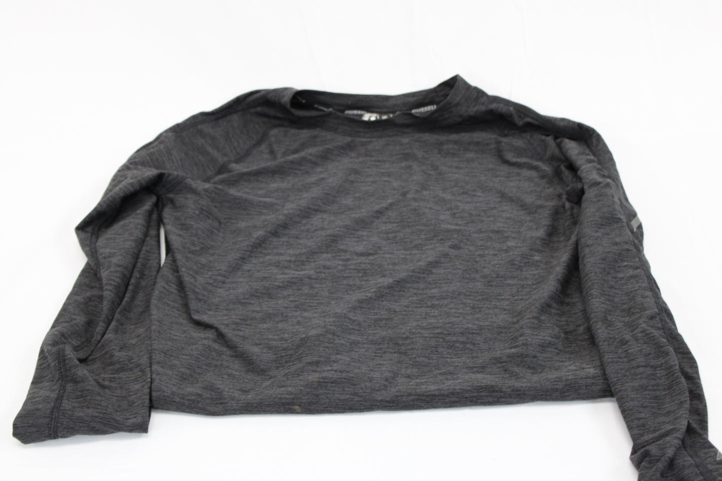 Russell Athletic long sleeve moisture wicking t-shirt, black, Boy's L