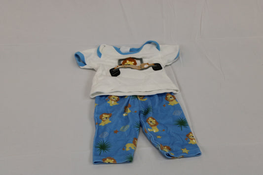 Lion 2 piece shirt & pant set, NB