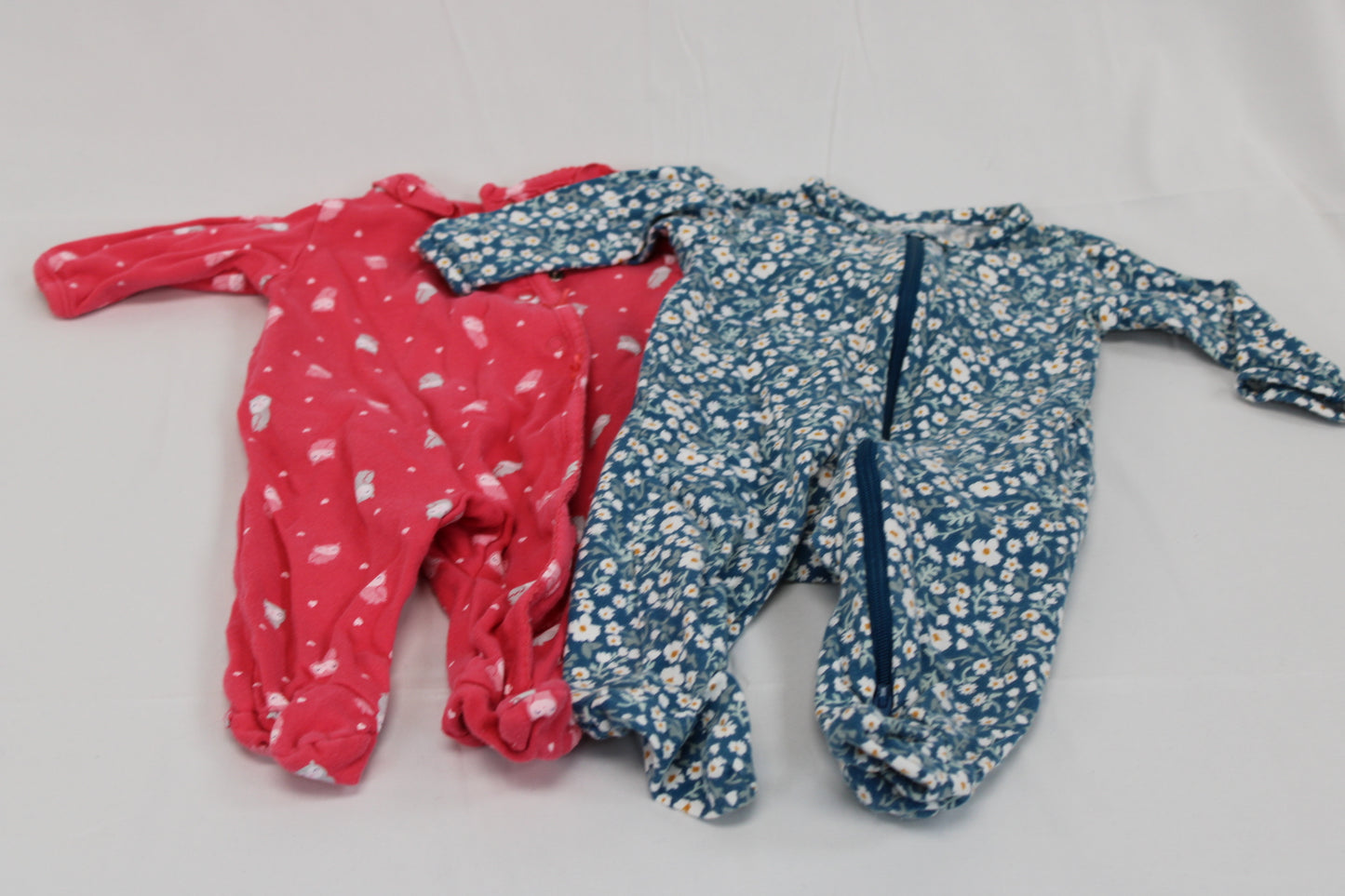 Carter's 2 piece onesie bundle set, owls & flowers, 3M