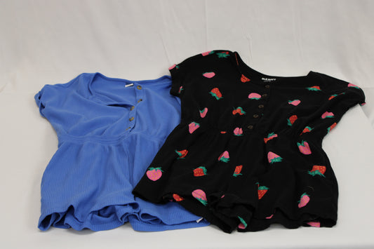 Old Navy 2 piece romper set, Girl's 10/12