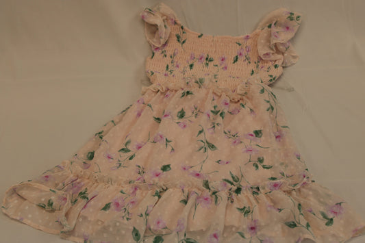 2 Hip floral short sleeve dress, Girl's 8