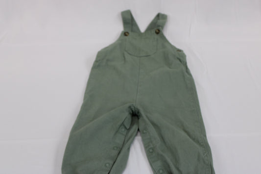 Carter's pant overalls, green, unisex 18M