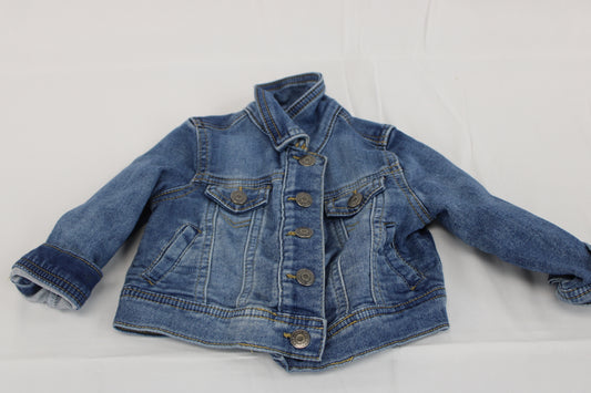 Cat & Jack 3 button denim jacket, 12M