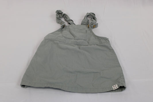H&M overall dress, gray, 18M