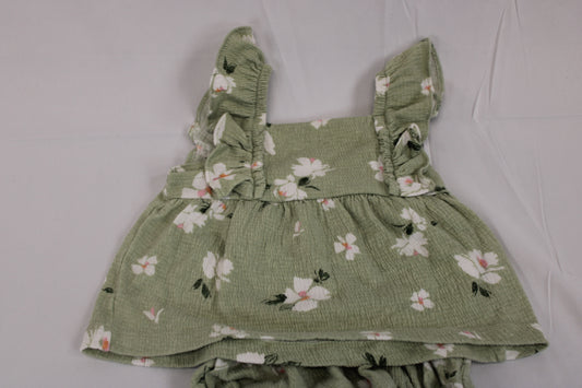 Carter's sleeveless floral dress w/ bloomers, 6M