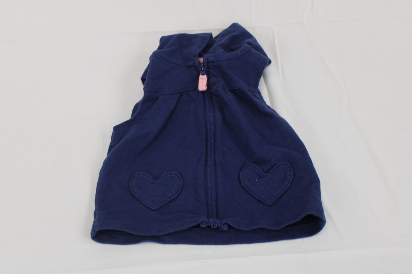 Carter's sleeveless full zip dress with hood, 6M
