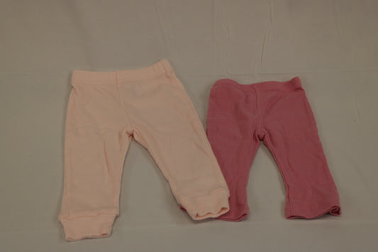 2 piece pink pants, 6-9M