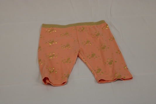 Lemon Kiss spandex pineapple shorts, Girl' 12