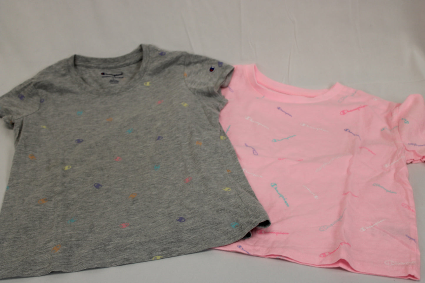 Champion logo t-shirt 2 piece bundle set, Girl's 10-12