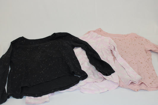 Old Navy long sleeve cotton t-shirt 3 piece bundle set, Girl's 10-12