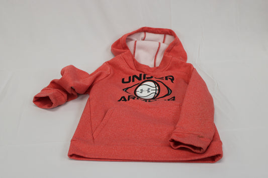 Under Armour fleece lined basketball hooded sweatshirt, Boy's XS (4-5)