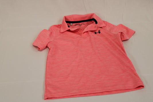 Under Armour moisture wicking polyester golf polo, Boy's XS (4-5)