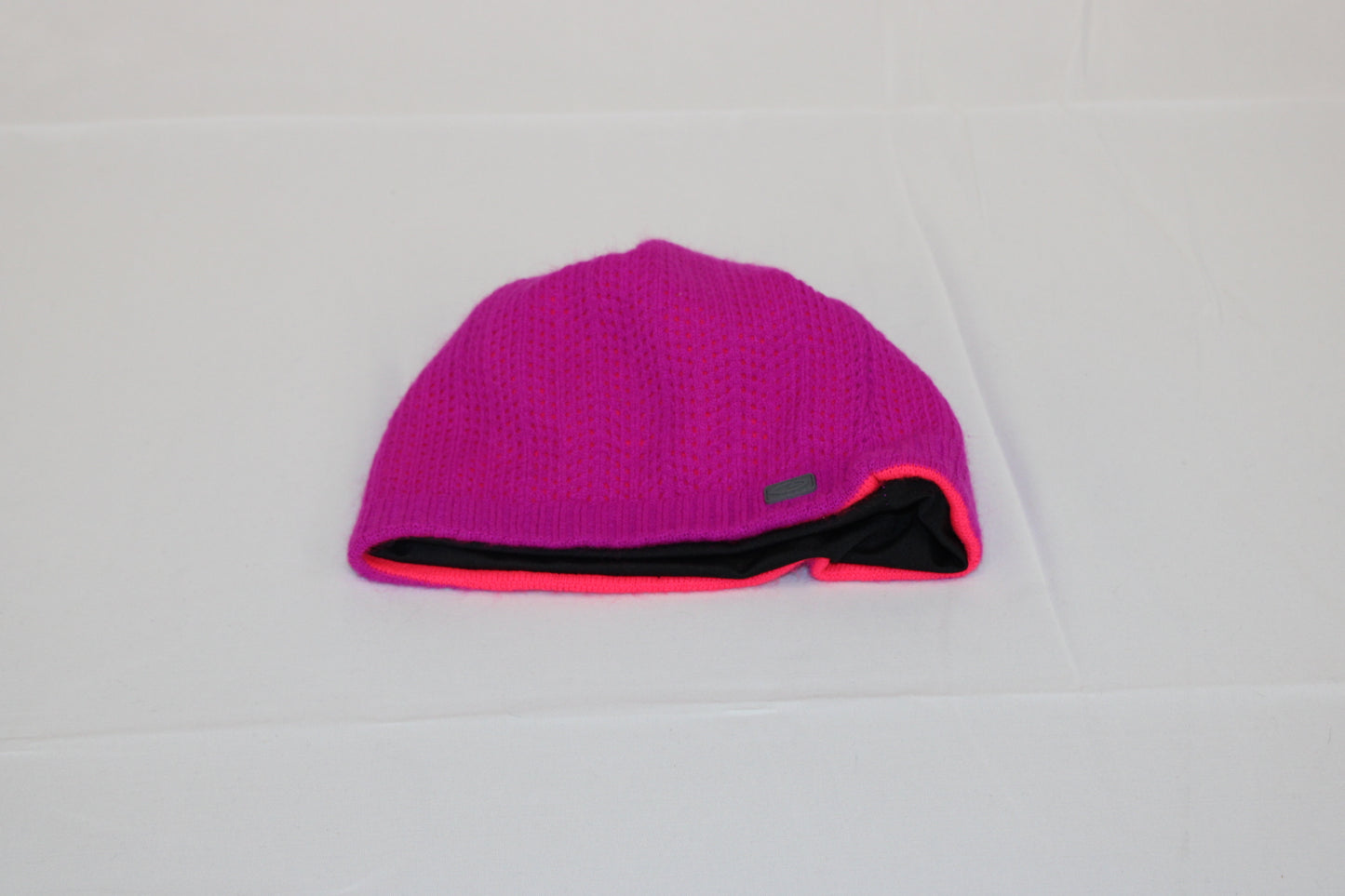 Women's lined jogging stocking cap, pink, one size