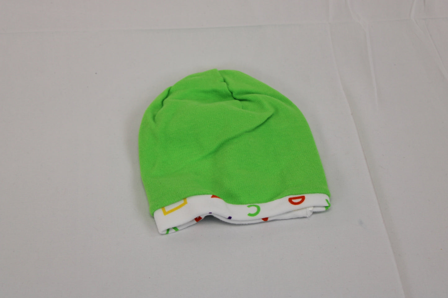 Toddler fleece stocking cap, green, one size