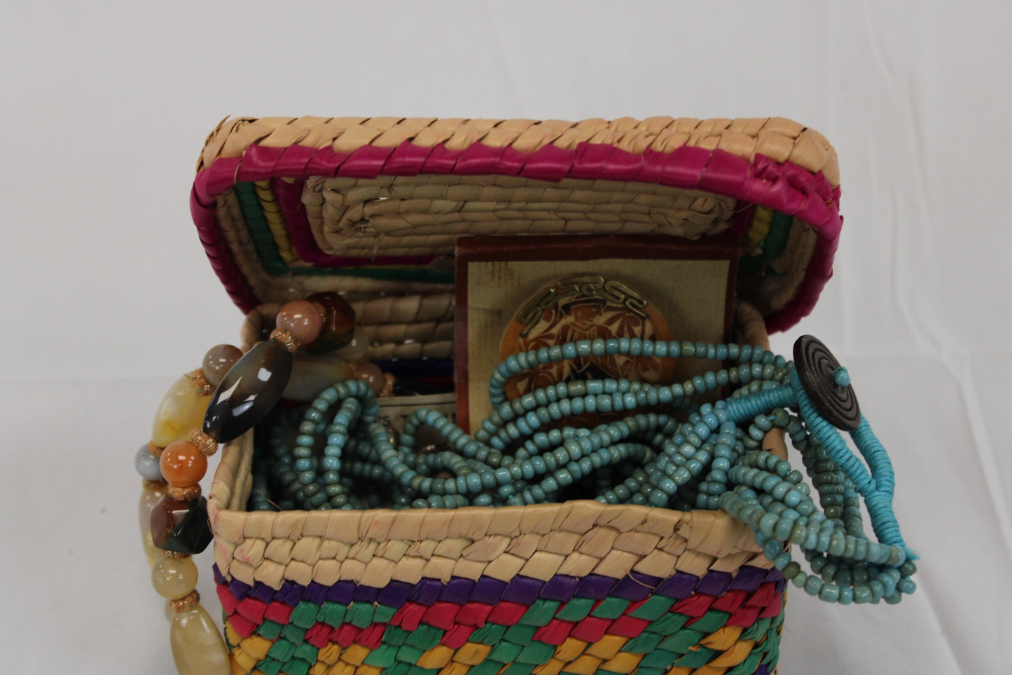 Native American inspired jewelry bundle box, assorted 6-8 pieces