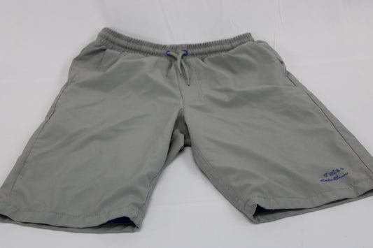 Eddie Bauer drawstring moisture wicking shorts, gray, Boy' 14-16