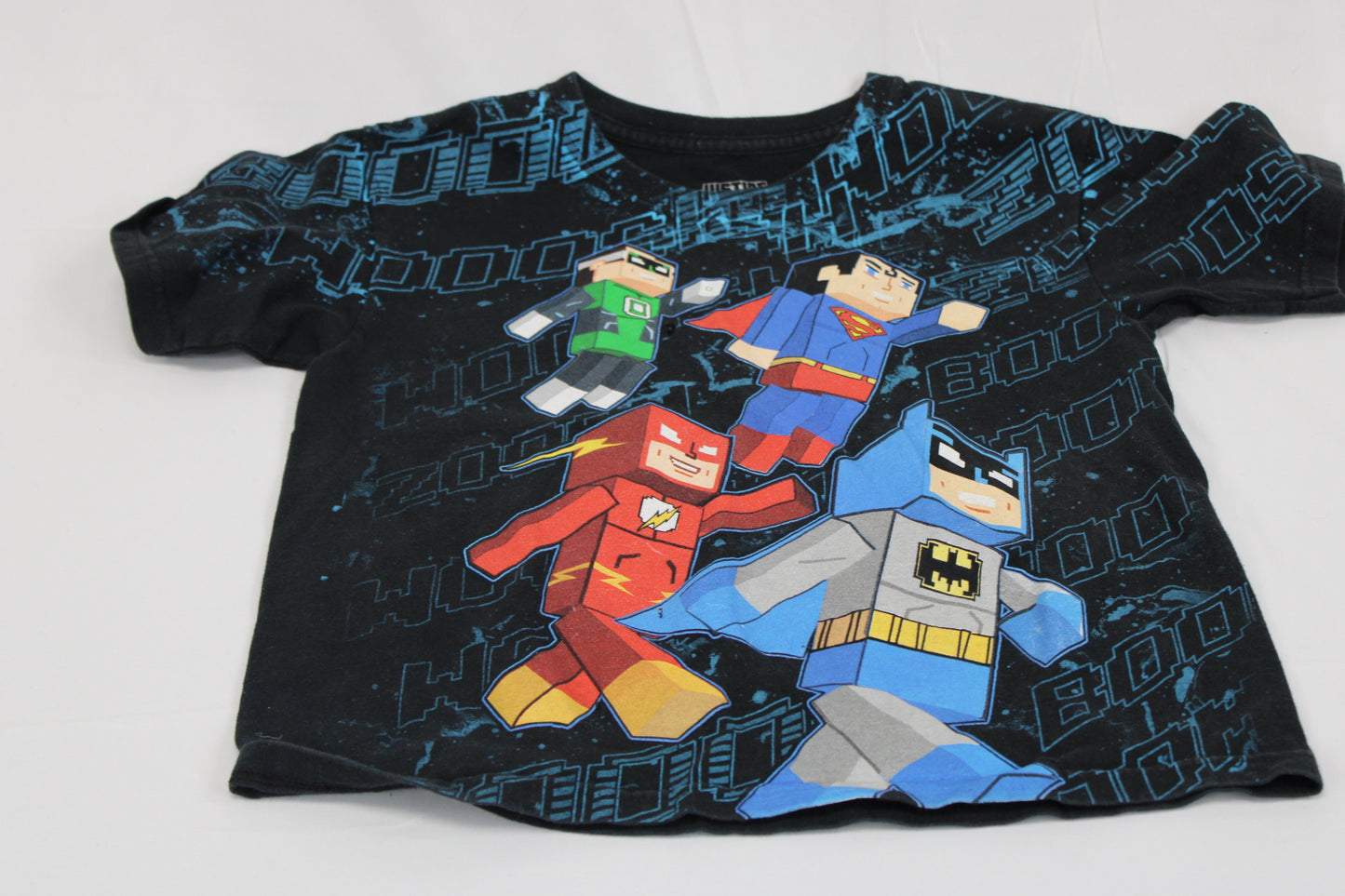 Justice League Minecraft inspired graphic t-shirt, Boy's 10-12