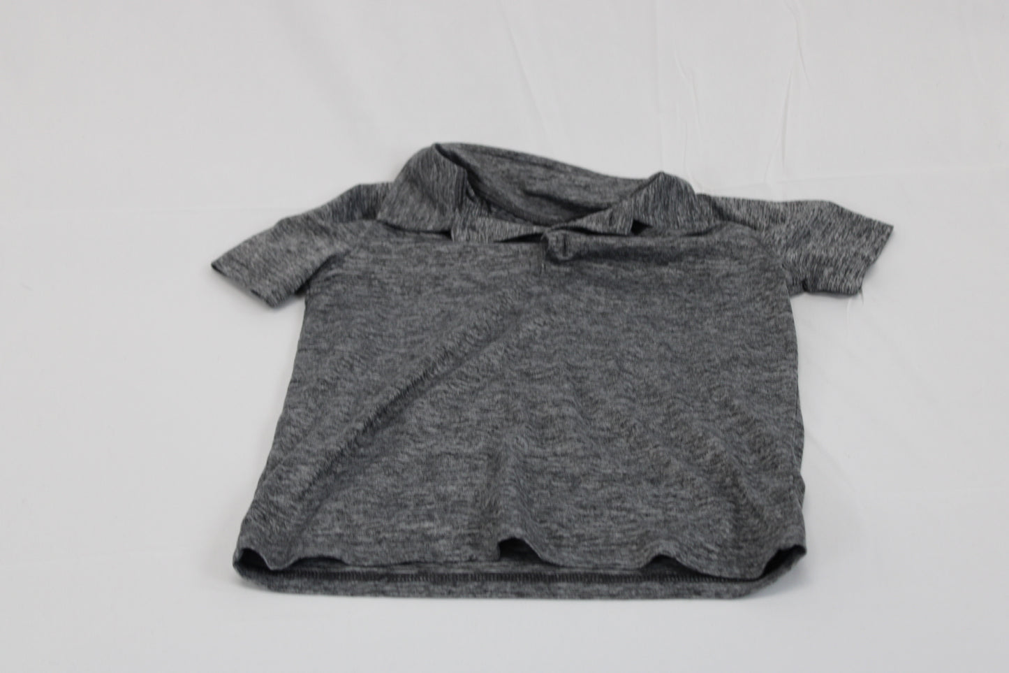 Jumping Beans moisture wicking polyester polo, gray, Boy's 6
