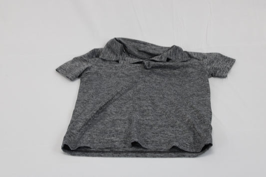 Jumping Beans moisture wicking polyester polo, gray, Boy's 6