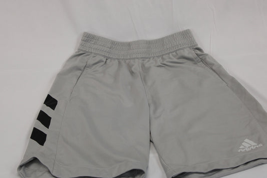 Adidas Climalite basketball shorts, silver, Men's M