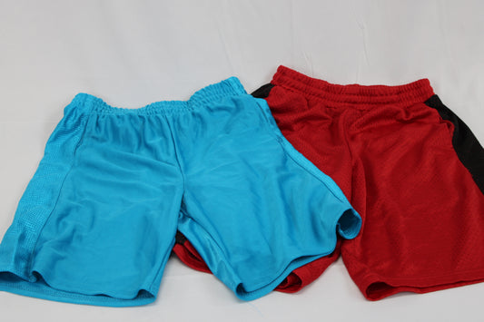 Starter classic mesh basketball shorts 2 piece bundle set, Boy's 6-7